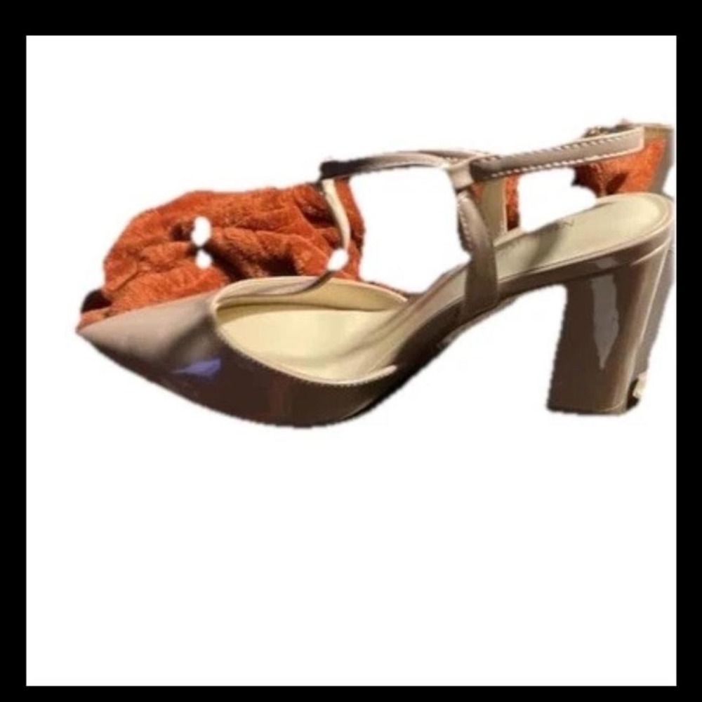 Nine West Nude/Blush T-Strap Pointed Toe Heels - Picture 5 of 5